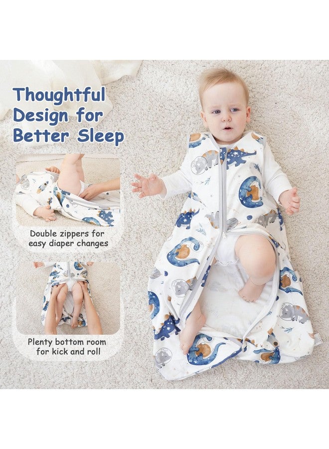 Looxii Baby Sleep Sack 0.5 TOG, 100% Cotton 3 Pack Wearable Blanket Baby Sleep Bag for Newborn Infant, 2-Way Zipper Lightweight Toddler Sleeping Sack 6-12 Months - Image 2