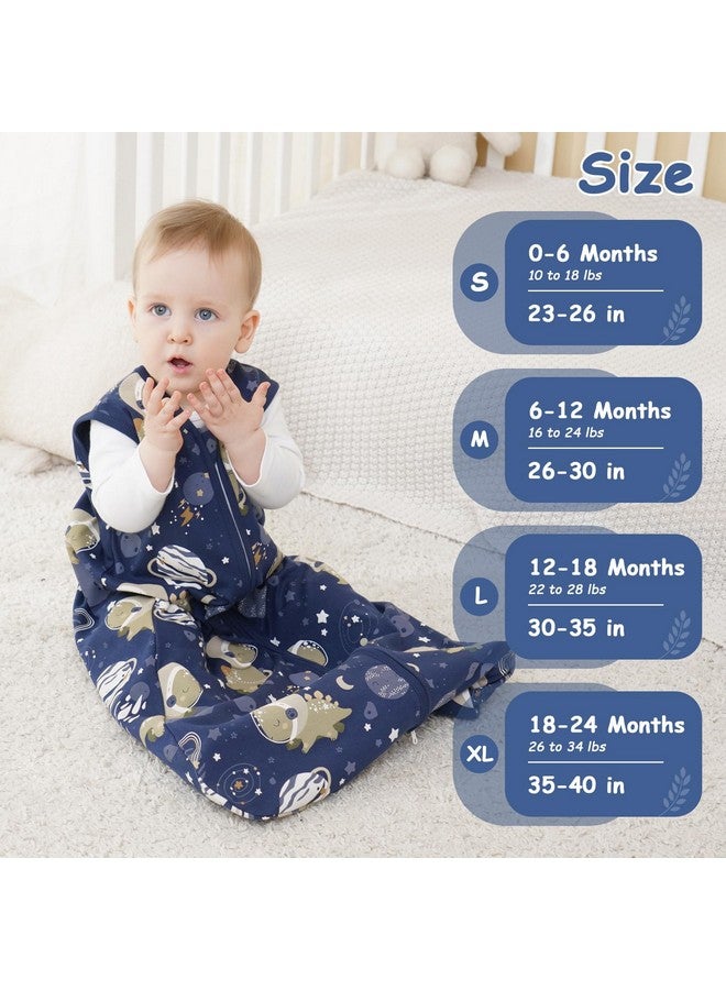 Looxii Baby Sleep Sack 0.5 TOG, 100% Cotton 3 Pack Wearable Blanket Baby Sleep Bag for Newborn Infant, 2-Way Zipper Lightweight Toddler Sleeping Sack 6-12 Months - Image 3