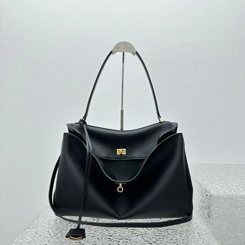 B Brand Rodeo Versatile High-End Genuine Leather Soft Cowhide Crocodile Pattern Underarm Kelly Bag Women'S Large Capacity Tote Bag Trendy - Image 4