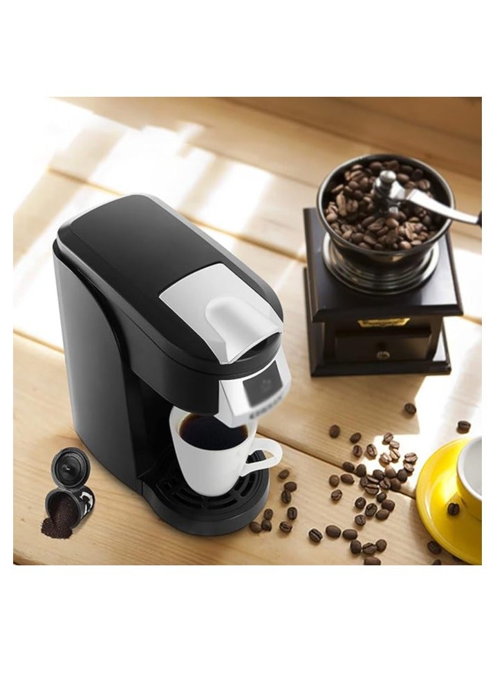 لوتس_روز ماكينة تحضير القهوة 360 مل – سريعة التحضير، متوافقة مع الكبسولات والفلاتر القابلة لإعادة الاستخدام، مزودة بخاصية الإيقاف التلقائي وزر تشغيل واحد – مثالية للفنادق والمكاتب. - Image 1