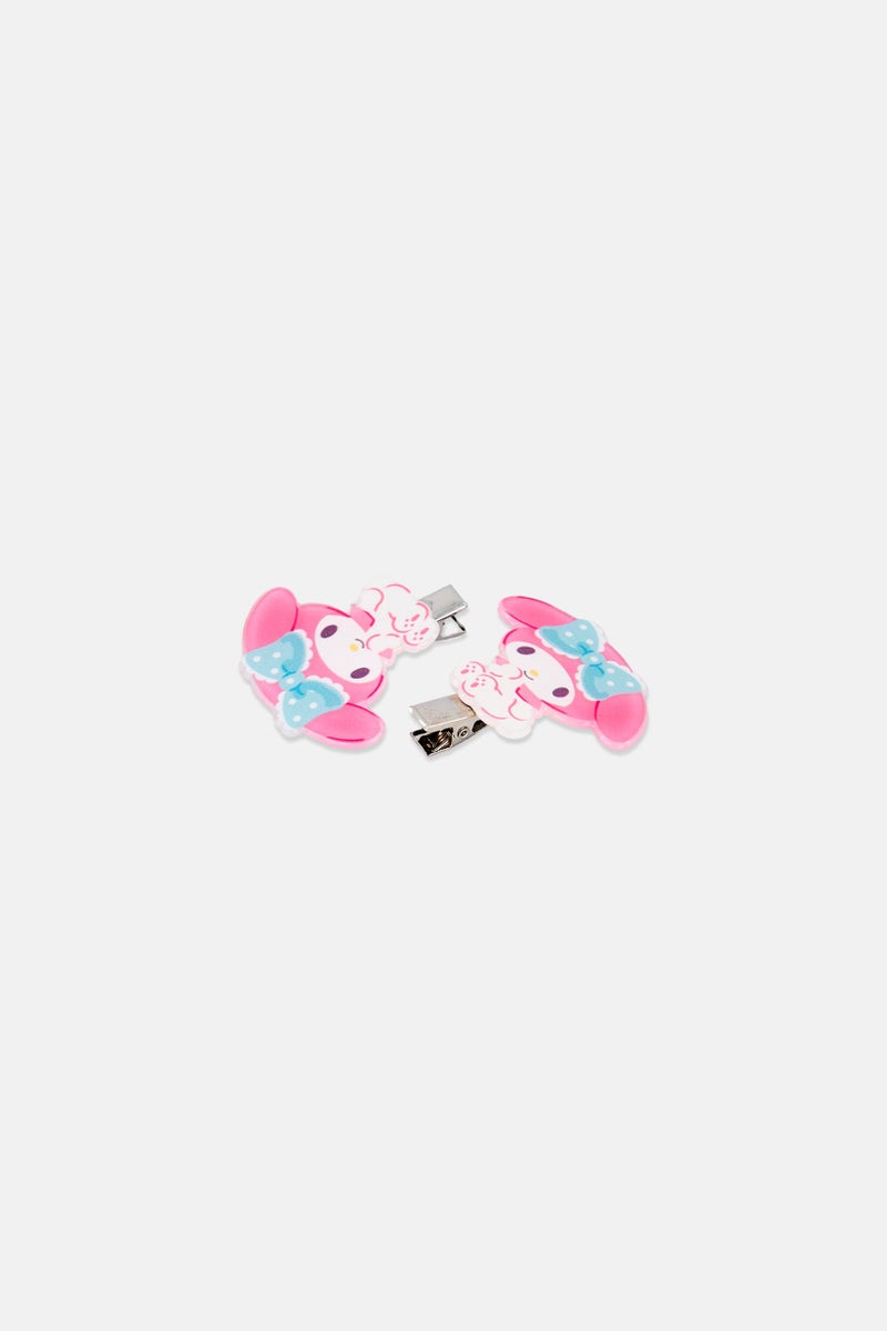 Sanrio Kids Girl 2 Pcs My Melody Hair Clips, Multicolor - Image 3