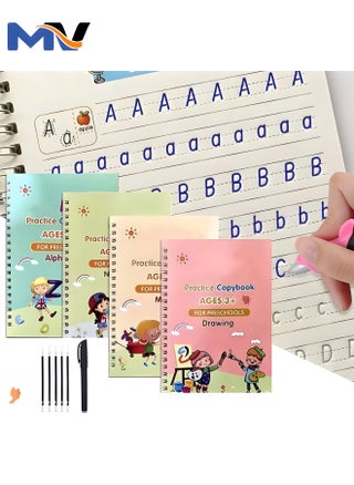 Magic Practice Copybook for Kids -Reusable Writing Practice Book The Print Handwiriting Workbook(Alphabet Book with Pen) - pzsku/Z2B96A6ECA6300DF97399Z/45/_/1698678720/88b6ed51-e86d-4bb3-9daf-3b9b00b550ab