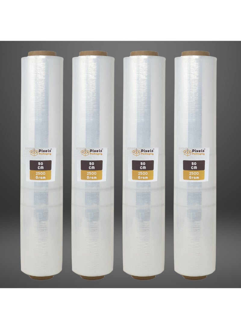 PixelsPackaging 4 Stretch Wrap Roll 2.5 Kg from Pixels Packaging, durable and strong, self-adhesive and water-resistant. - Image 2