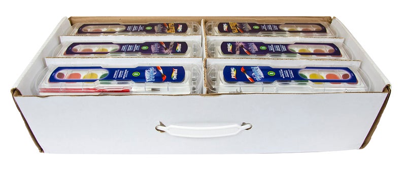 Prang 80519 SemiMoist Watercolors 8 Assorted Colors 36Set