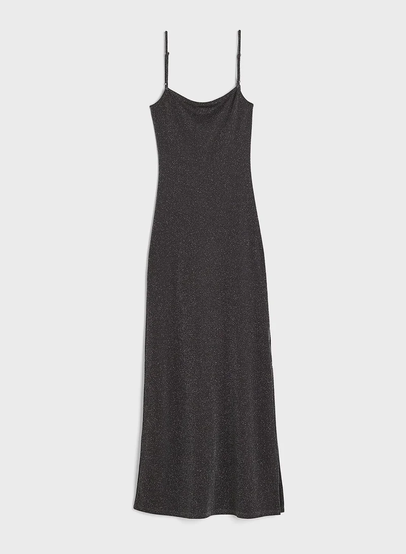 H&M Shimmering Slip Dress