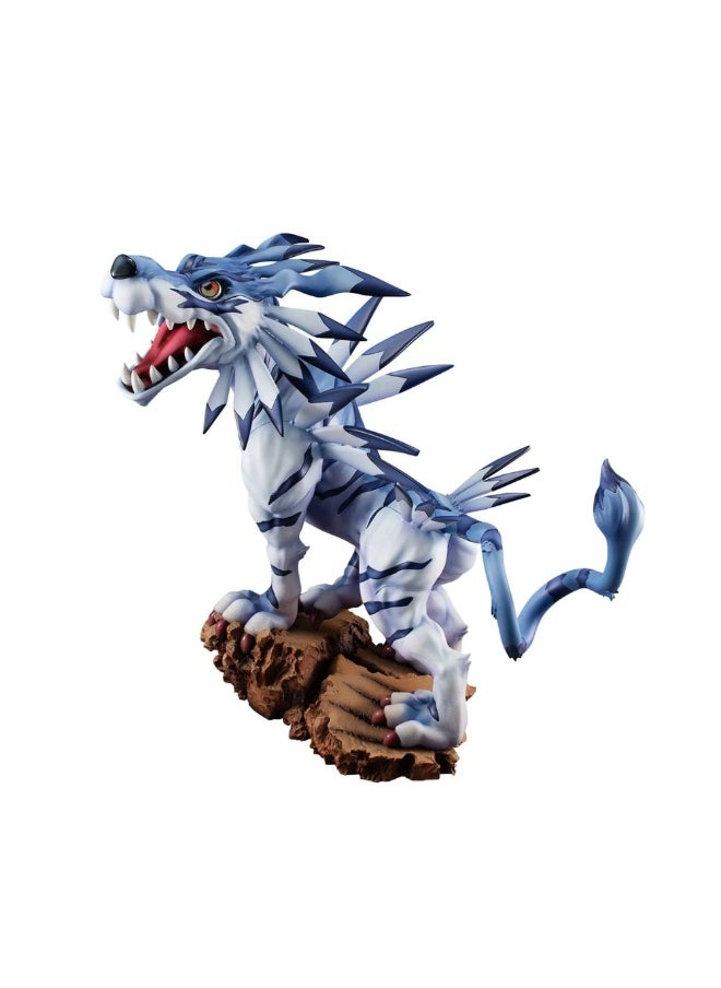 MegaHouse - Digimon Adventure Garurumon Battle Version G.E.M. Series PVC Statue by Megahouse - Image 1