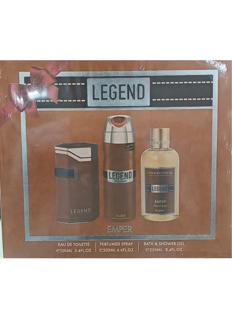 Legend - Legend perfume, deodorant and cream set for men from Emper - Image 1