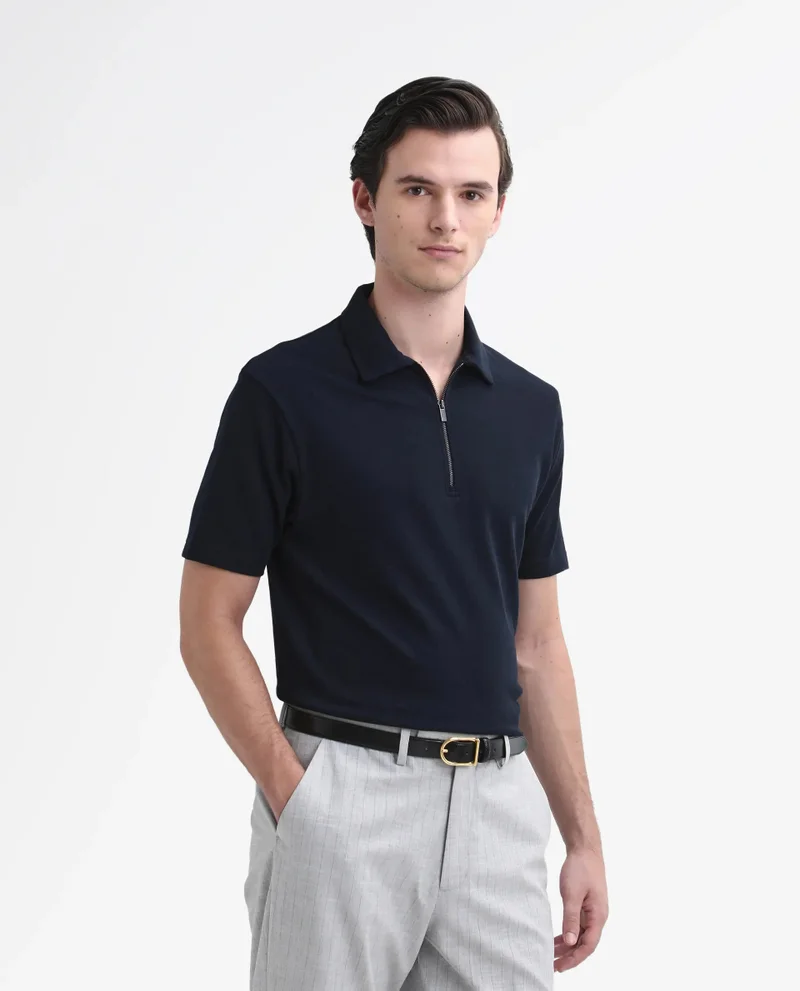 Rare Rabbit Men's Regular Fit Casual Polo