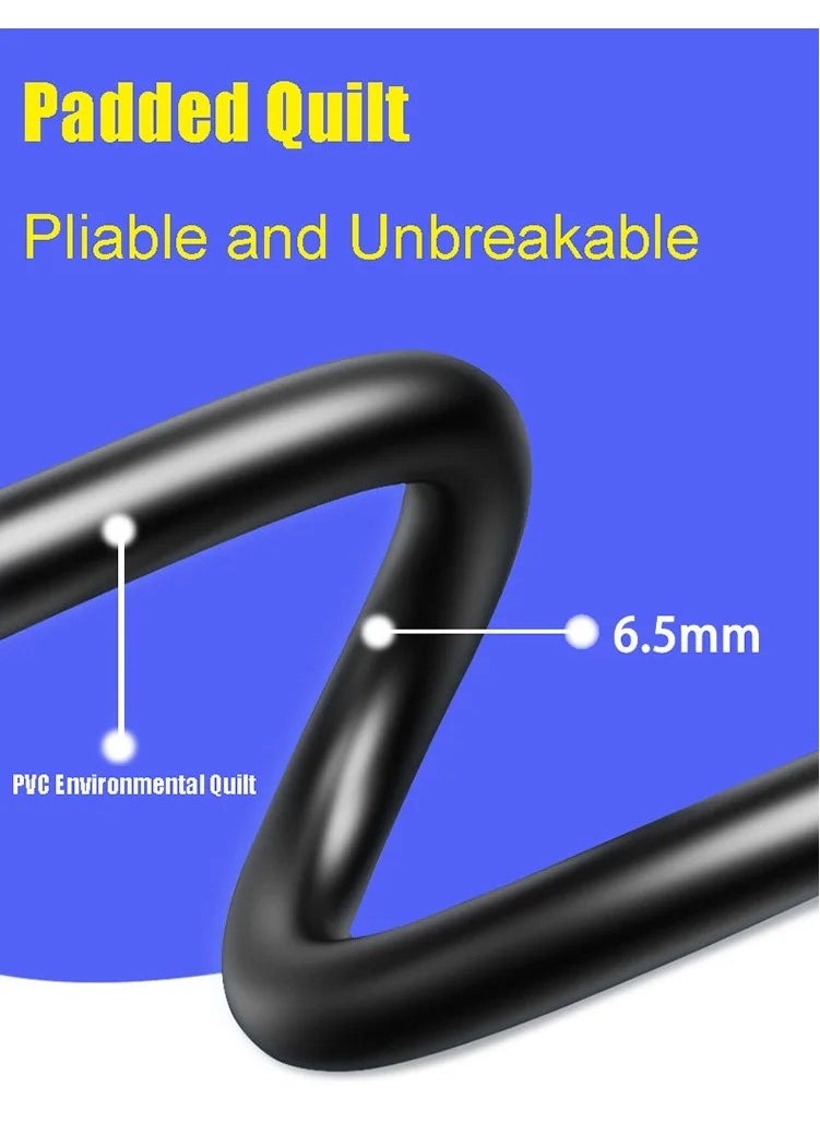 Samu Cat8 Ethernet Cable High Speed 40Gbps 2000MHz RJ45 Network Internet Braided Shielded Cord LAN Wire Compatible with Gaming Switch PC PS5 PS4 Xbox Modem Router WIFI Extender Patch Panel -1.5M Black  - Image 2