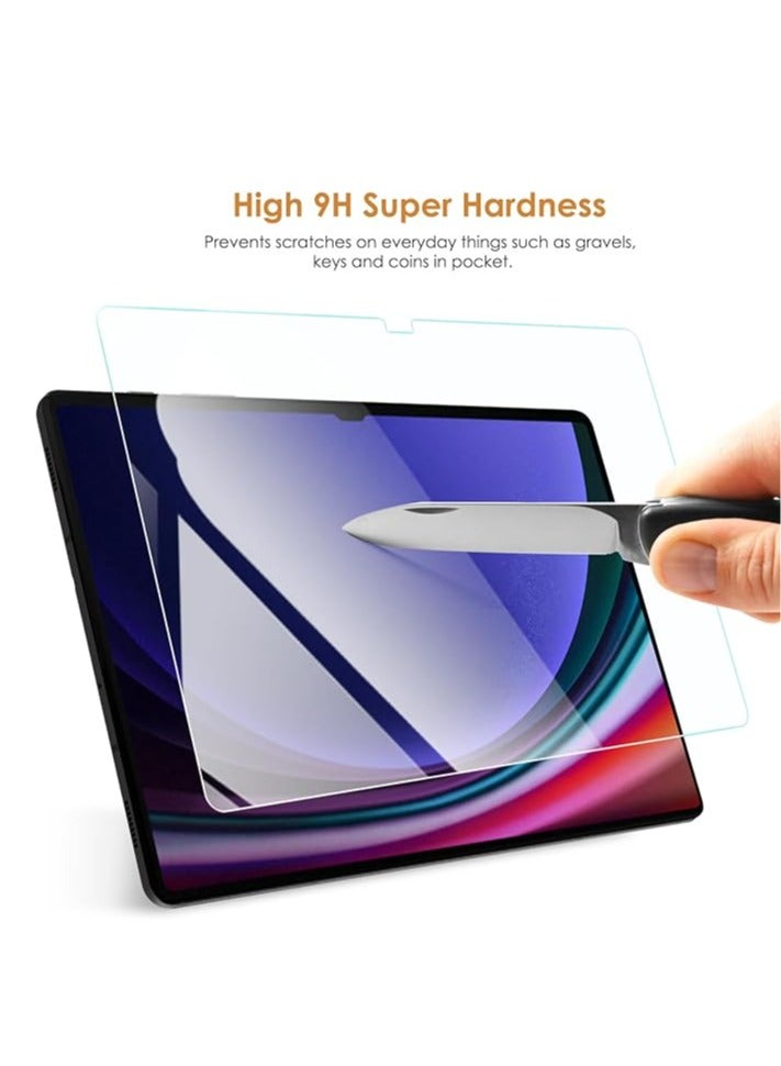 2-Pack Screen Protector Compatible with Samsung Galaxy Tab S9 Plus, S8 Plus, S7 FE, S7 Plus 12.4, 【HD Definition】 Tab S9+/S8+(SM-X800)/S7 FE (SM-T730SM-T733) /S7+ Tempered Glass(SM-T970) - Image 4