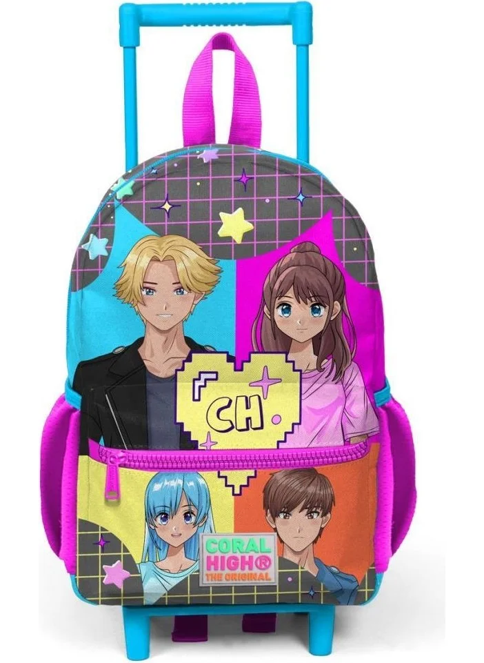 CORAL HIGH Kindergarten Roller Backpack Anime Patterned 24037