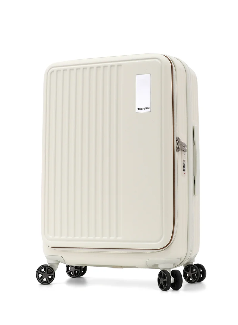 travelite Travelite 4-Piece Hardside Luggage Set 28” Large, 24” Medium, 20” Carry-On + Makeup Bag, Polycarbonate (PC)