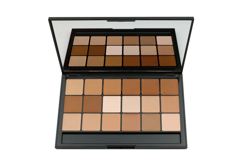 RCMA Makeup Vincent Kehoe 18Part Foundation  Concealer Palette 11 Pro MUA Essential Highly Pigmented Blendable Cream Formula Full Coverage HD Ready Vegan  CrueltyFree Customizable Shades
