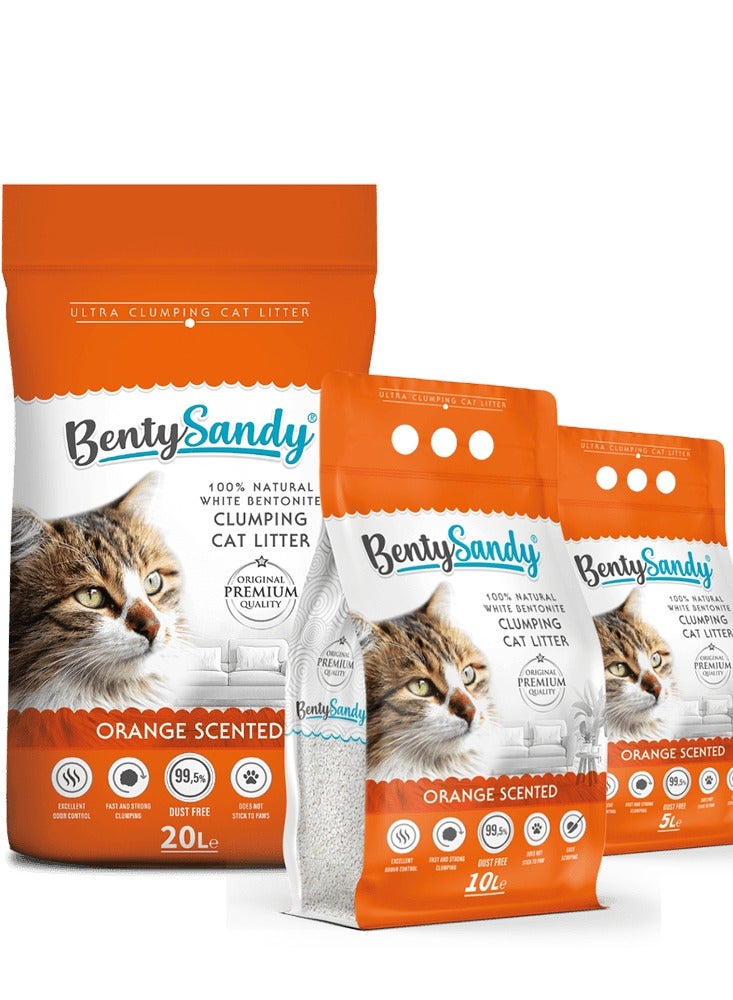 Benty Sandy Benty Sandy Ultra Clumping Cat Litter (Orange 10L)  - Image 2