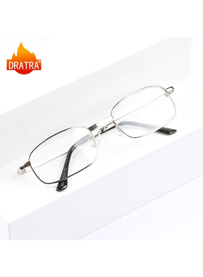 Dratra Hd Reading Gl Foldable Full Frame Ultra-light Classic Square Uni Elderly Prescription Compatible - Image 1