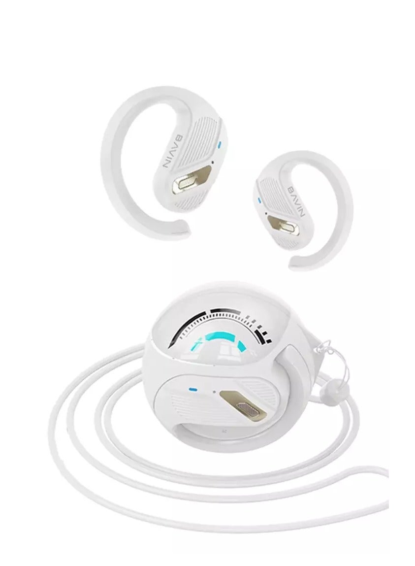 Bavin Bavin 69 Tws Bluetooth 5 3 on-ear Dynamic Open Wireless Earphone Battery Life: 7 Hours | Connection Type: Bluetooth/Wireless