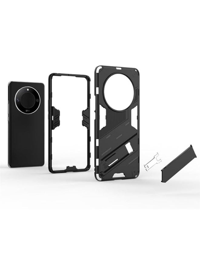 Generic - Case Compatible with Honor Magic 6 Lite 2023, 2-in-1 TPU+PC Dual Layer Combo Shockproof Ultra-Thin Protective Phone Back Cover with Kickstand - Image 1
