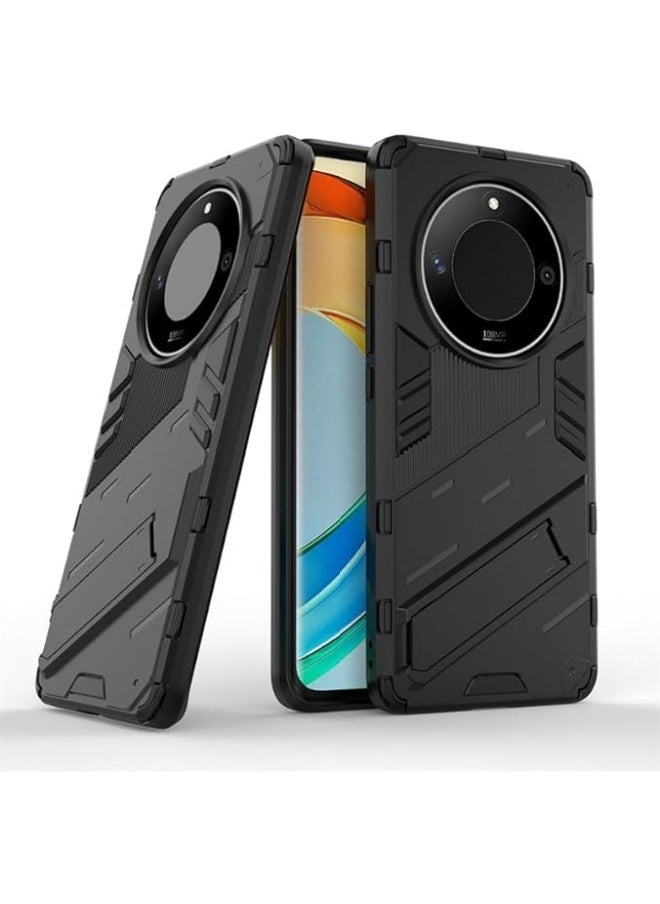 Generic - Case Compatible with Honor Magic 6 Lite 2023, 2-in-1 TPU+PC Dual Layer Combo Shockproof Ultra-Thin Protective Phone Back Cover with Kickstand - Image 1