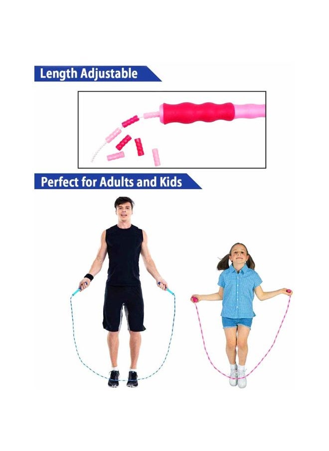 Loquat 2-Piece Soft Beaded Jump Rope 9feet  - Image 2
