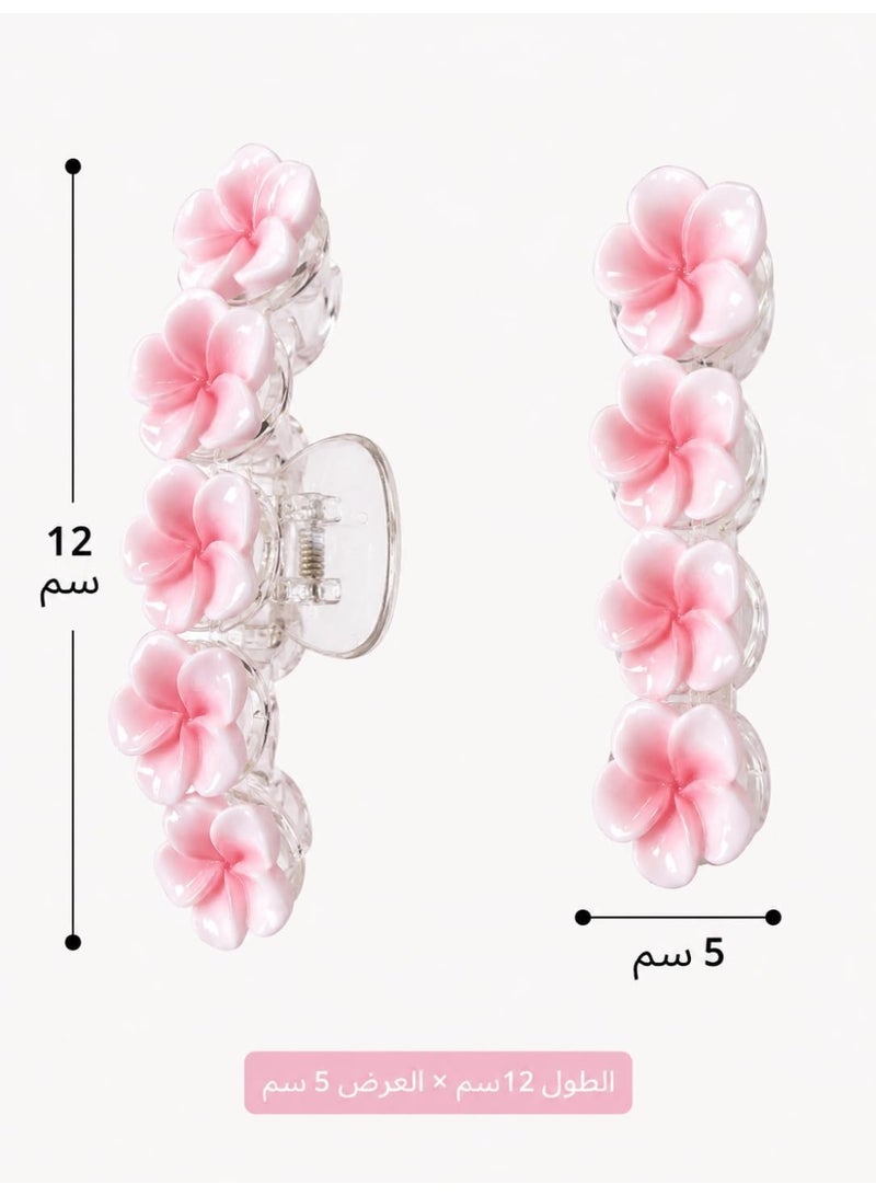 فيرست تشويس First Choice مجموعة مشابك شعر على شكل زهور، كلبس شعر أنيق وناعم بتصميم زهور الأوركيد، تثبيت قوي طوال اليوم، هدية مثالية للإطلالات اليومية والمناسبات. - Image 4