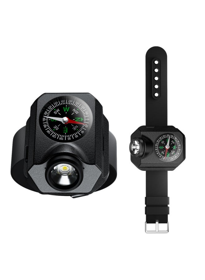 Cross Border Outdoor Camping XPG Wrist Light Wild Survival Climbing Adventure Compass Watch Led Running Light-Color:W04-Compass Lighting Wrist Light  - Image 5