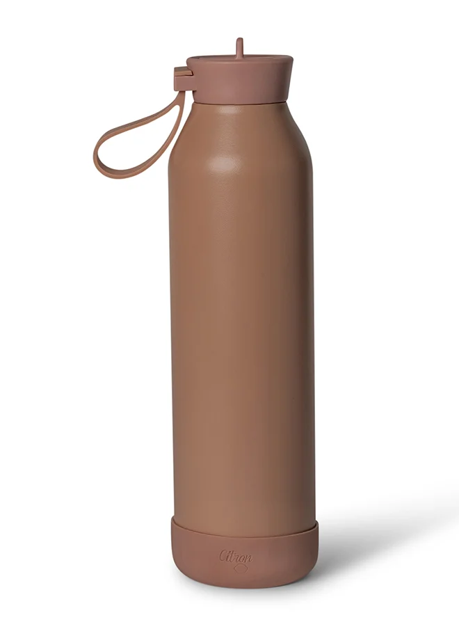 سترون Stainless Steel Water Bottle 750ml - Blush Pink - Double-Walled Vacuum Insulated - Leakproof, BPA-Free & Durable - Keeps Drinks Hot or Cold for Hours