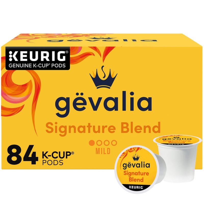 Gevalia Signature Blend Mild Light Roast K-Cup Coffee Pods, 84 ct Box - Image 1
