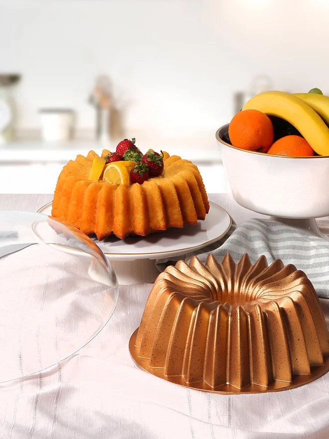 سيرينك صينية كيك بوند دائرية غير لاصقة من سيرينك بتصميم نجمة  ملم