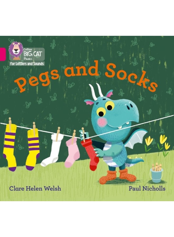 Pegs and Socks Band 01b Pink B - Paperback