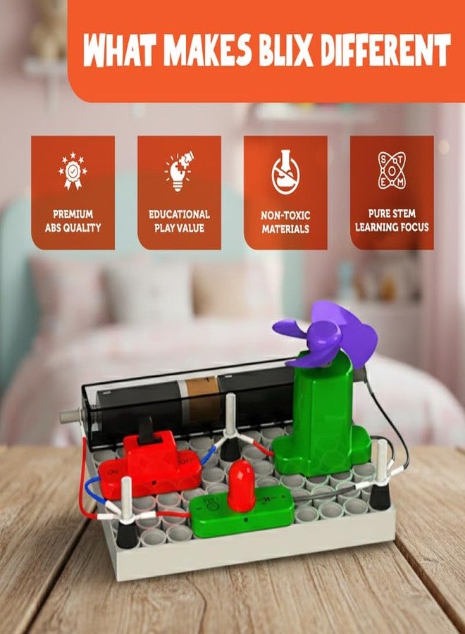 Blix E-Circuits Motion, STEM Robotics Toy with 31 Components for Kids Aged 8+. Educational Robotic to Teach How Motion-Based Circuits Work - Image 3