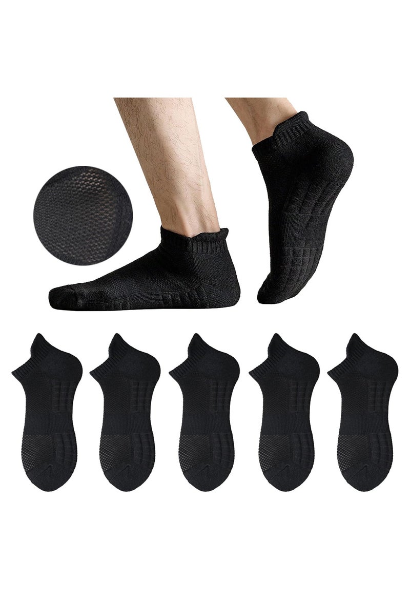 infino رجال جوارب قطنية مميزة للعمل 5 أزواج - وسط الساق، مضادة للروائح، تمتص الرطوبة للعمل والاستخدام اليومي