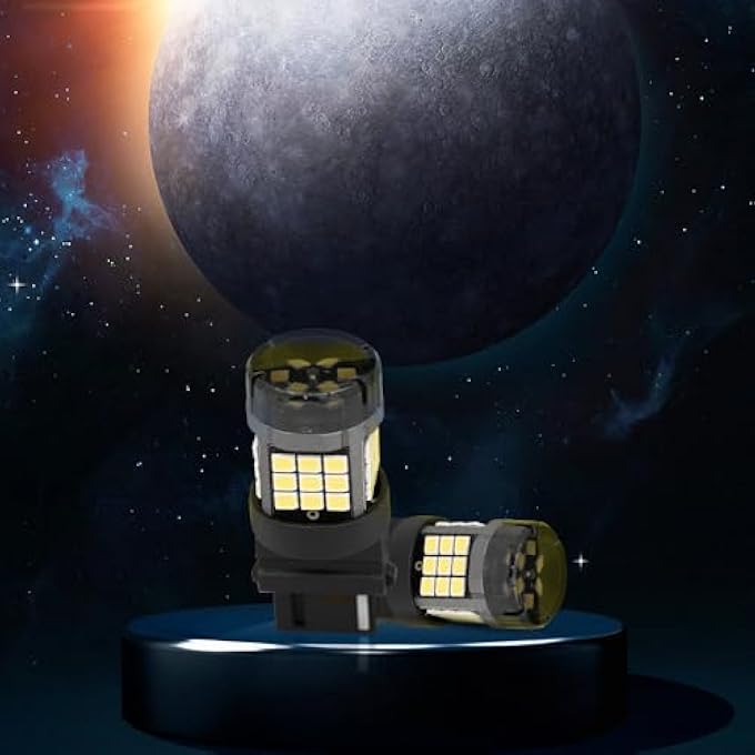 توبيز T20 3156 2835 42Smd مصباح ليد أبيض فائق السطوع 12 فولت بديل أبيض لمبات رقاقة 2835 خالية من الأخطاء في Canbus لضوء الرجوع للخلف ضوء الفرامل عبوة من قطعتين - Image 4