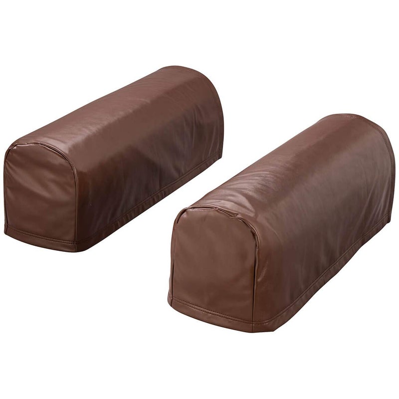 Fox Valley Traders Faux leather Arm Rest Covers, Set of 2 - Image 1