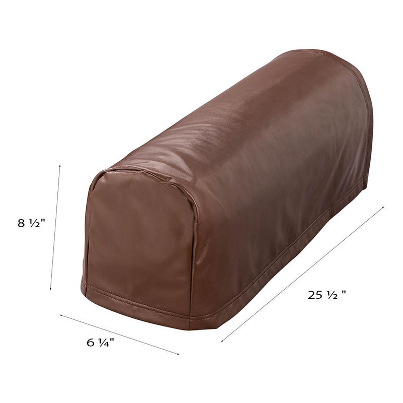Fox Valley Traders Faux leather Arm Rest Covers, Set of 2 - Image 4