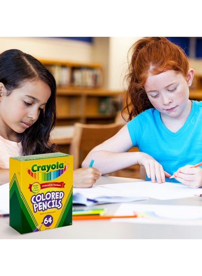 كرايولا أقلام تلوين صغيرة من كرايولا (قد تختلف الألوان)، لوازم تلوين للأطفال، 64 قطعة، هدية - Image 5