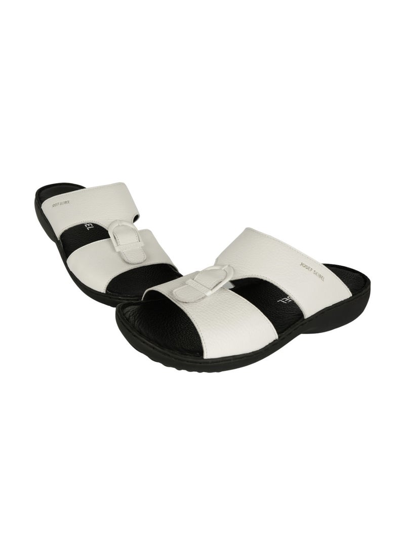 Josef Seibel 071-2025 Josef Seibel Mens Comfort Sandals White  - Image 2