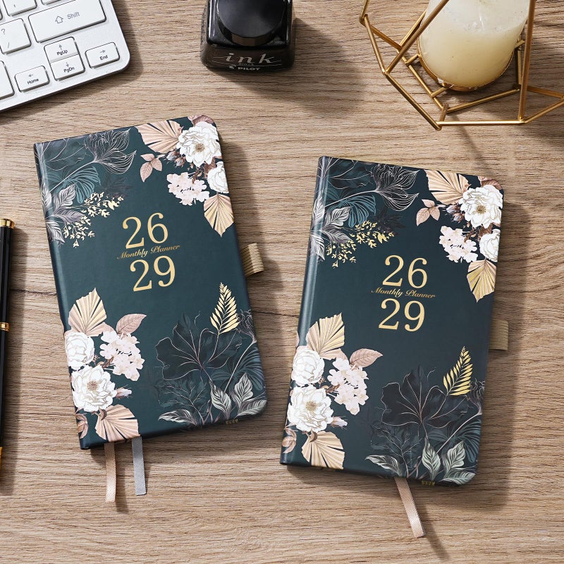Vindora 2026-2029 Monthly Pocket Planner/Calendar - JUL 2026 - JUN 2029(36 Months), 3 Year Monthly Planner 2026-2029, 6.4" x 3.8", 2 Bookmarks, Inner Pocket, Pen Holder, Perfect Organizer - Image 2