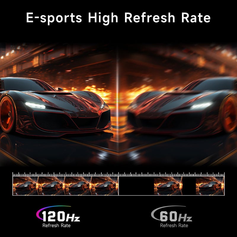 ArcticPro 22 inch 120Hz Monitor, Full HD (1920 x 1080p) Computer Monitor, 99% sRGB, 4000:1 Contrast, 3-Sided Frameless, Ultra Slim, VESA, LowBlue Mode, Tilt Adjust, HDMI *1, VGA*1 - Image 2
