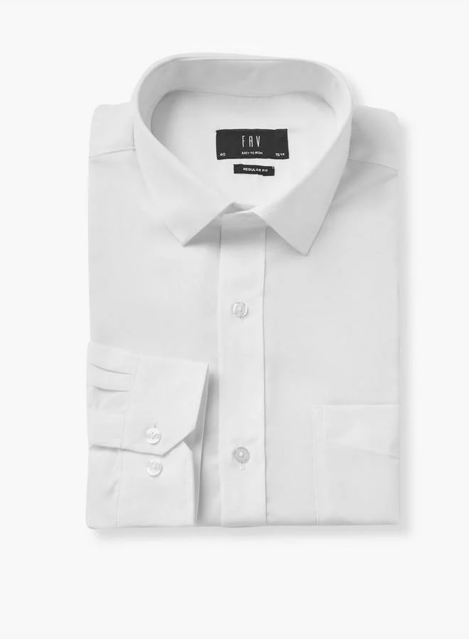 Splash FAV Men Regular Fit Collared Long Sleeves Shirt - Set of 2