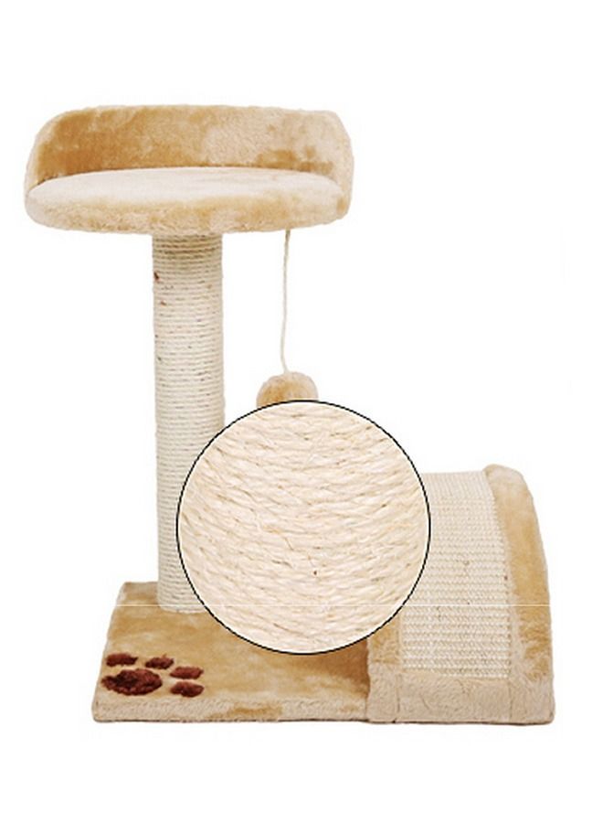 Al theqa Cat Tree Condo with Scratching Post beige - Image 3