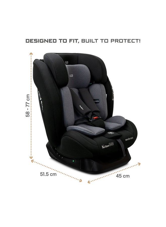neobreez I-Hepta All-In-One Convertible Baby Infant Toddler Car Seat Latest I-Size Ecer129, Recline & Adjustable, Memory Foam, Lumbar & Reducing Cushion Forward & Rear Facing,  Group 0/1/2/3 0-36 Kg, 0-12Years  - Image 2