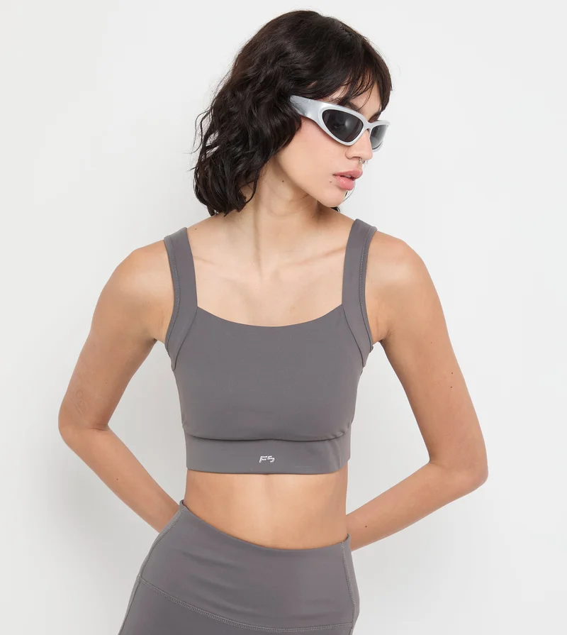 إف5 Women's F5 Active Square-Neck Sports Bra