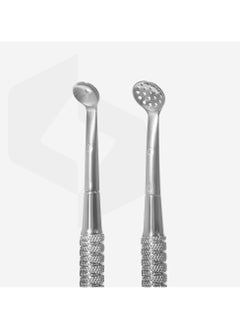 STALEKS PRO Cosmetology Double-ended Spoon - EXPERT 20 | TYPE 2 (Uno and round with 19 holes)  - Image 2