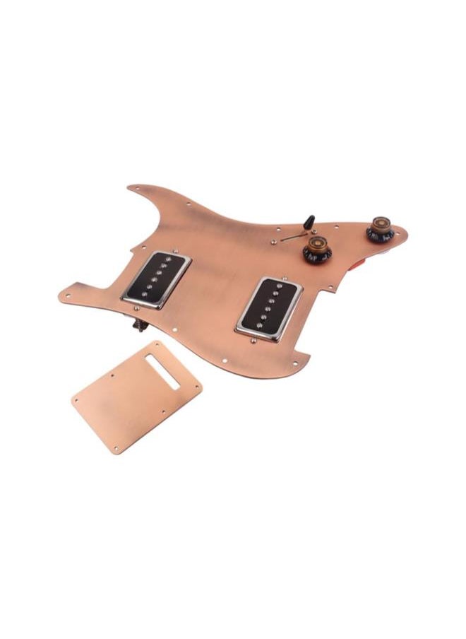 WYBOT - Loaded Prewired Humbucker Pickguard Pickups Set with Pickups Cover for 3Ply Fender Electric Guitar Parts Accessories Bronze - Image 1