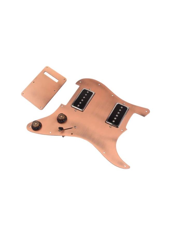WYBOT - Loaded Prewired Humbucker Pickguard Pickups Set with Pickups Cover for 3Ply Fender Electric Guitar Parts Accessories Bronze - Image 1