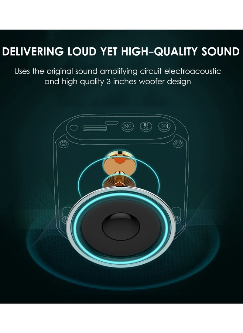 Generic Sound Amplifier Portable Rechargeable Mini Voice Amplifier with MIC Recording Function Wired Headmount Microphone & Waistband  for Teachers, Classroom, Presentation, Tour Guides, Meeting, Coaches. Black  - Image 2