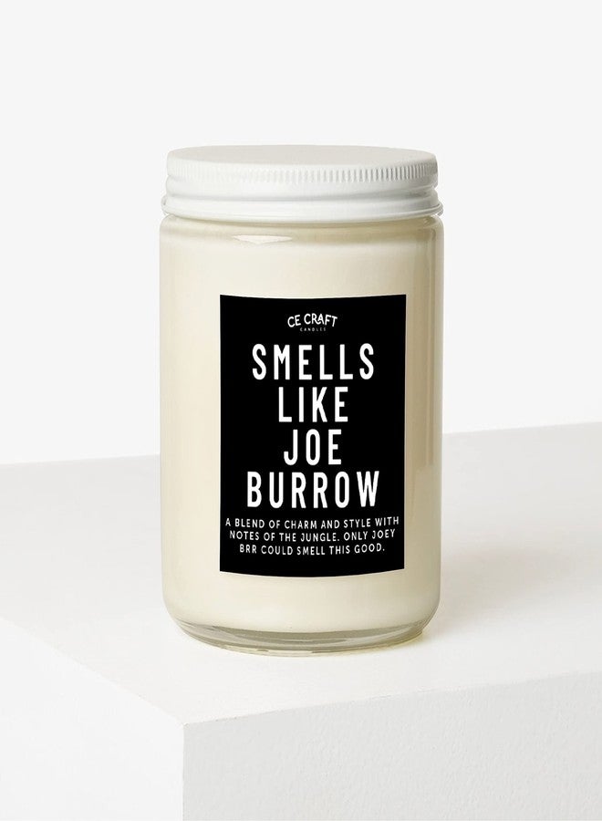 CE Craft - Smells Like Joe Burrow Candle - Vanilla Oak, Football Themed, Gift for Burrow Fan - Image 2