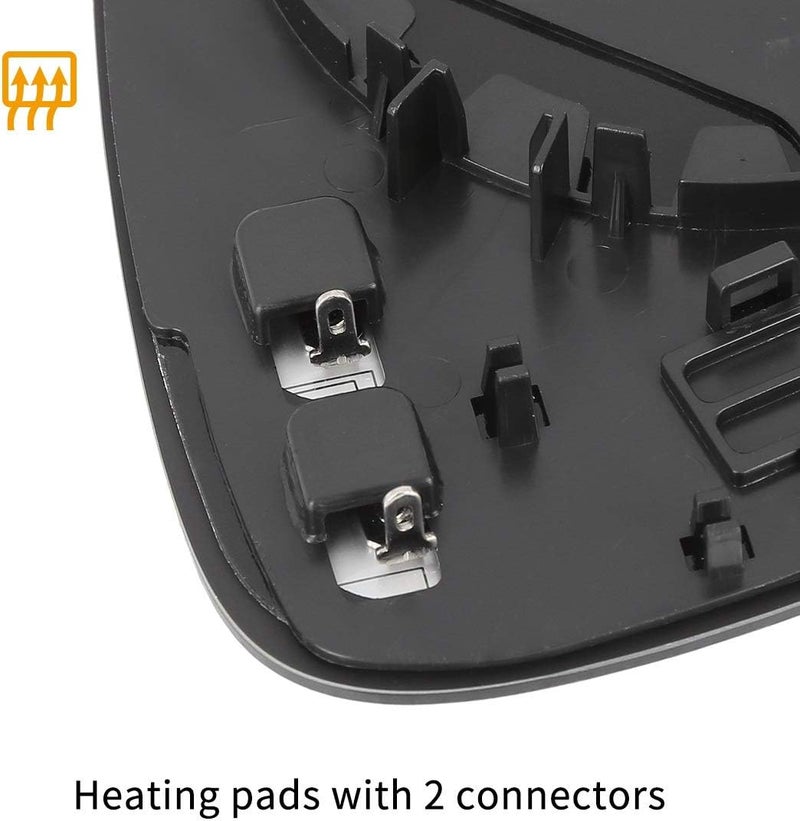 DEMULAX Heated Side Mirror Glass for VW Passat and EOS - Image 5