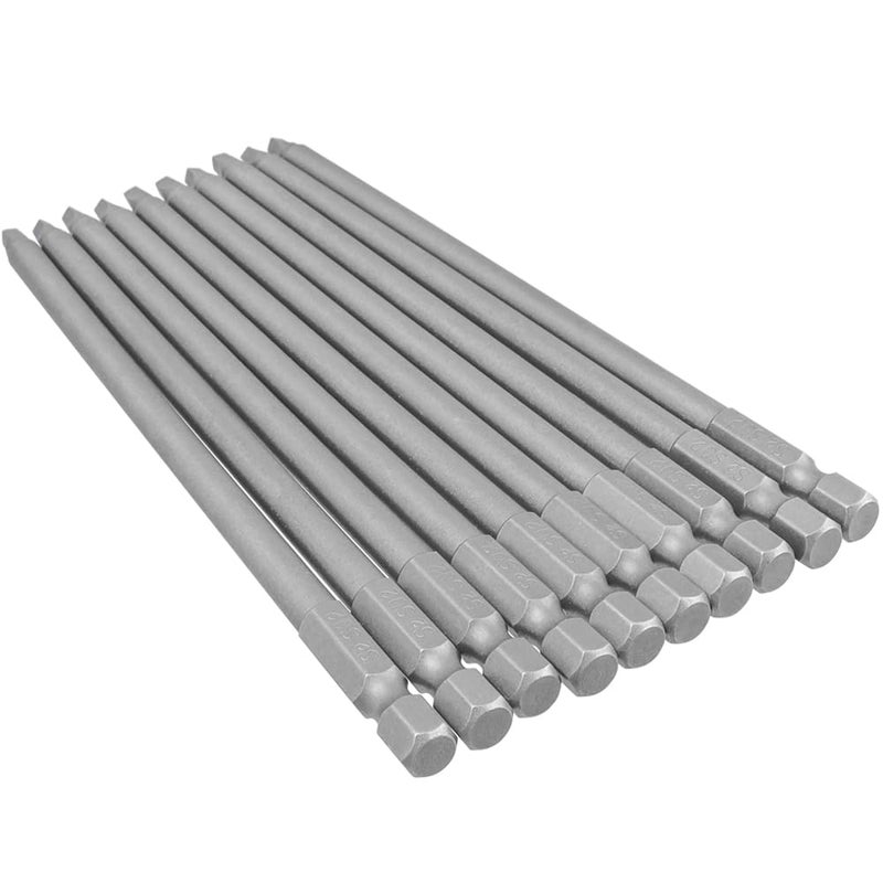 Wolfride 10pcs Square Head Bits #2 Square Drive Bit Set 1/4-Inch Shank Tip Bit #2 Long Magnetic Square Head Screwdriver Bits 5.9 Inch Length - Image 5
