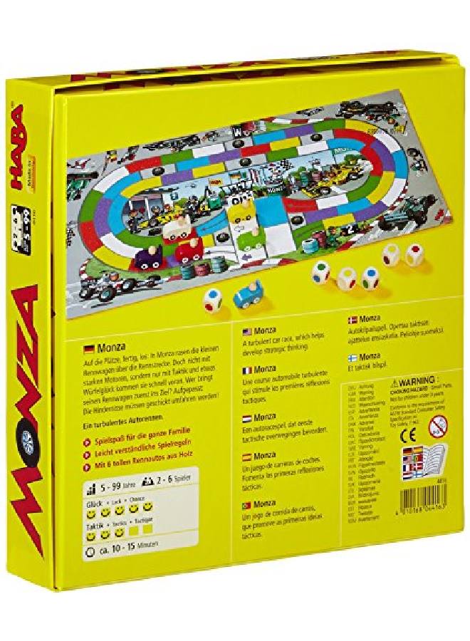 HABA لعبة مونزا للسباقات للسيارات للمبتدئين تشجع على مهارات التفكير للأعمار من 5 سنوات وما فوق (صنع في ألمانيا) - Image 3